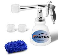 Car Cleaning Gun, CARFKA High Pressure Car Detailing Wash Gun 1L Foam Bottle Wash Spray Bottle Nozzle with Metal Spinner