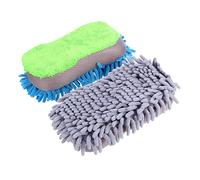Car Cleaning Sponge Blocks Auto Wash Sponges Practical 2pcs | Sponge Build, Easy Carry and Store, Safe Scratch-free Use, Strong Blot-removing Ability, Multi-purpose Random Color