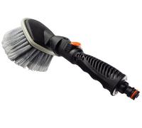 Car Cleaning Wash Valet Brush, Wet Wash Connect to Hose Pipe, On/Off Switch
