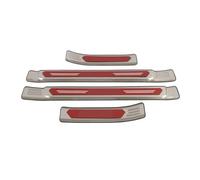 car climbing ladder Foot pedal Fit For Volvo XC40 2018-2022 Stainless Steel Inner Outer Door Sill Scuff Plate Guard Sills Protector Trim Car Pedals(Outer Sliver B)