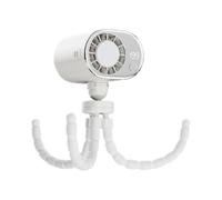 Car Clip On Air Conditioner Fan, Multi Angle Airflow, 1 Piece, Silent Mini Bladeless Fan, Wall Mounted Personal Cooler, Strong Clip Base, For Camping