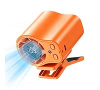 Car, Clip On Low Noise LED Display Portable Cooling for Vehicle Air Circulation, Adjustable Multi Speed Design Feature, Clip On for Cycling Traveling Fishing Camping Beach Road Trip
