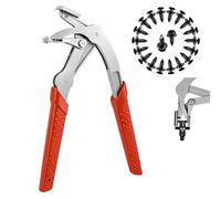 Car Clip Pliers,Panel Clip Removal Pliers with 20 PCS 8mm Plastic Rivets,Spring Loaded Removal Tool,Multi-Functional Auto Rivet Remover,Damage-Free for Car Door,Dashboard,Bumper Repair