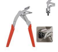 Car Clip Pliers & Trim Removal Tool, Efficient Multi-Functional Auto Snap Pliers,Professional Plastic Fastener Removal Tool,Spring-Loaded Fastener Rivet Remover for Auto Door Panels (A)