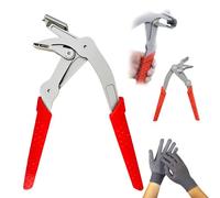 Car Clip Pliers & Trim Removal Tool, Spring-Loaded Fastener Rivet Remover for Car, Auto Fastener Clip Removal Pliers for Interior & Exterior Trim, Mechanic, Damage-Free Disassembly (1Stück)