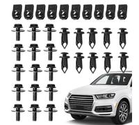 Car Clips, Body Screws and U Nut Clips | Push Type Retaining Clip Kit | Bumper Protector Bracket, Automotive Hardware Bumper Clips for Cars and Trucks
