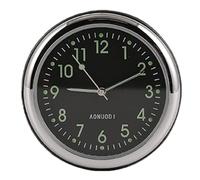 Car Clock - Analog Temp and Humidity Gauge | Luminous Automotive Decoration for Boats Trucks Vehicles Outdoor Home