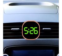 Car Clock For Dashboard, Car Digital Clock, Touch Screen CarClock Quartzs, Stick On Touch Screen Small DigitalClock For-Car, MiniCar Dashboard Accessories, Air Vent DigitalClocks