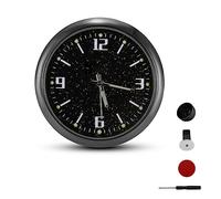 Car Clock, for Kia STONIC YB 2017-2023 Portable Vehicle Dashboard Clock Pocket Stick-On Analog Clock with Outlet Clip,B