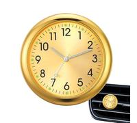 Car Clock, Mini 1.5" Analog Stick On Clock, Luminous Night Light, Metal, Car/Home/Office