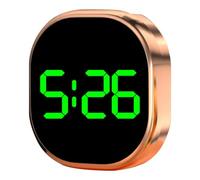 Car Clock - Small Digital Dashboard Clock, Clear Lcd Display, Portable Automotive Timepiece, Compact Watch Feature, Vehicle Accessory, Dashboard Timer for Car Rv Vent Home Bathroom Outdoor Desk