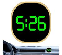 Car Clock,Small LED Clock - Clear LCD Screen, Car Dashboard Watch for Bathroom Home Vent Outdoor Automotive RV Desk