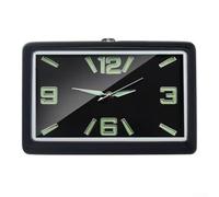 Car Clock, Square Electronic Quartz Watch Inside The Car, Can Emit Light At Night, With Clear Numbers,For Car Dashboard(Black Parade)