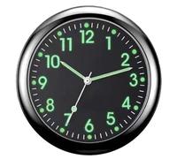 Car Clock Stick on Dashboard Car Watch Luminous Analog Quartz Mini Clock Self Adhesive Clocks for Dash Stick On