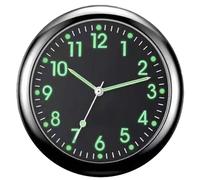 Car Clock Stick on Dashboard Car Watch Luminous Analog Quartz Mini Clock Self Adhesive Clocks for Dash Stick On