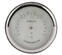 Car Clock Thermometer Hygrometer, Dashboard Time Stick On, Mini Hygrometer with Adhesive, Luminous Vent Clock, Temperature Gauge for Vehicles, RVs, Trucks, Home, Studio Use