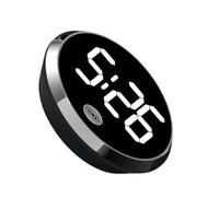 Car Clocks Dash - Touch Control Led Display Car Watch, Compact Digital Clock, Vehicle Led Dashboard for Driving, Travel, Bright Display Watches for Light Function 1.81 Inches