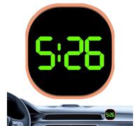 Car Clocks for Dash Stick On - Small LED Clock | Clear LCD Screen, Car Dashboard Watch for Bathroom Home Vent Outdoor Automotive RV Desk