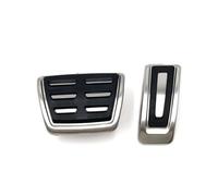 Car Clutch Brake Pedal For Skoda For Rapid For Octavia For Superb For Kodiaq For Karoq No Drilling Car Fuel Accelerator Gas Brake Foot Rest Pedal Pad Plate Cover(Automatic 2pcs)