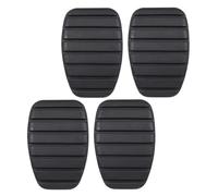 Car Clutch Brake Pedal Rubber Pad 4Pcs Brake Clutch Pedal Pads Anti Skid Rubber Covers Replacement Manual Car Accessories