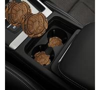 Car Coaster 2 Pcs Car Cup Holder Pad Hawaiian Tapa Honu Turtle Car Interior Cup Holder Pad Non-Slip Car Cup Pad Car Interior Decoration Accessories Car Cup Mat For Most Vehicle 6.9 Cm