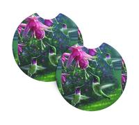 Car Coasters 2 Pack AEKGOHP Heaven Hummingbird Printing Odorless Cup Holder Coasters for All Standard Cup Holders, Perfect for Cars, Trucks, SUVs -2.7 in