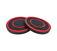 Car Coasters Compatible Cup Holders | Set of 2 Car Drink Coasters - Non-Slip Absorbent Washable Mat for Driving, Travel, Off-road, Daily Journeys and Youth