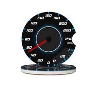 Car Coasters for Cup Holders Racing Speedometer Cool Speed Vehicle Car Cup Coaster Insert Mug Mats Accessories Interior for Suv Truck, 2 Pcs, 6.5cm / 2.6 Inch