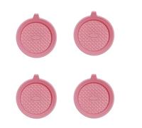Car Coasters For VW Caddy 2K Maxi 2003-2010 2011 2012 2013-2019, Cup Holder Mats Anti-Slip Coaster Drink Holders Mat Protective Shockproof Interior Decoration Accessories,B-Pink