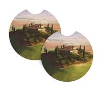 Car Coasters set of 2 Universal Auto non Slip Insert Coaster for Women Men African resource Car Cup Mat with A Finger Notch for Most Car Interior