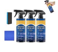 Car Coating Agent Spray, Multi-Functional Renewal Agent Car Coating Spray, for Shine and Protection, 3 in 1 Auto Ceramic Sprays, 3 in 1 Auto Ceramic Sprays for Paintwork Protection (3 Pcs)