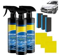 Car Coating Spray, Advanced Ceramic Sprays Coatings,120ml Quick Effect Coating Agent for Cars,Multi-functional Coating Renewal Agent for Cars,High Protection Quick Effect Waterless Wash Coating (3PC)
