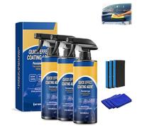 Car Coating Spray - Advanced Quick Effect Coating Agent for Waterless Wash, Parts Refurbish & Nano Protection, 3 In 1 Multi-Functional Coating Renewal Agent (3)