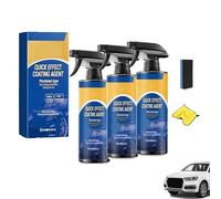 Car Coating Spray for Shine & Protection, Qiawl -Advanced Car Quick-Acting Coating Agent Spray, Quick Effect Coat-ing Agent, Acsart 3 in 1 High Protection Quickly Car Coat-ing Sprayer (3PCS)