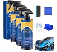 Car Coating Spray for Shine & Protection,Quick Effect Coating Agent, Auto Beschichtungsspray,2025 New Ceramic Multifunctional Car Paint Protection for Cars (3PCS)