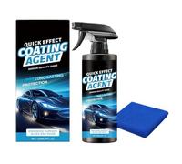 Car Coating Spray - Quick Coating Agent, Polish Restorer Detailer, Effect Ceramic Shine Restorer | Nano Cleaner Fast Acting Wax Wash For Truck Motorcycle Auto Pickup Daily Garage Road Trip Glass Metal
