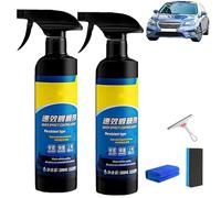 Car Coating Spray, Waterless Car Wash Quick Effect Coating Agent, Multi-functional Coating Renewal Agent Polish Spray, Long-Lasting Protection Improves Clarity and Visibility(2pcs)