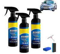 Car Coating Spray, Waterless Car Wash Quick Effect Coating Agent, Multi-functional Coating Renewal Agent Polish Spray, Long-Lasting Protection Improves Clarity and Visibility(3pcs)