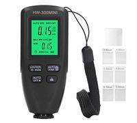 Car Coating Thickness Meter Automotive Paint Film Thickness Automatic Measurement Lightweight Portable Device for Vehicle Inspection Manufacturing Metal Processing (Black)