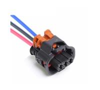 Car Coil Connector Socket Female Engine Ignition Coil Electrical Cable Connectors Wire Harness Plug 13801763 1 Set 3 Pin For Peugeot