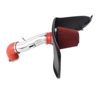 Car Cold Air Intake Filter For 12-15 For Camaro 3.6L V6 - Manual & Automatic Transmission Compatible Cold Air Intake Induction Kit W/Heat Shield & Filter(With red filter)