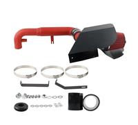 Car Cold Air Intake Filter For VW For Tiguan MK1 For Scirocco MK3 For Skoda For Octavia MK2 2.0 EA888 Engine Cold Air Intake Kit Heat Shield+Filter+Pipe(Red pipe)