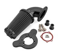 Car Cold Air Intake Filter Motorcycle Air Cleaner Intake Air Filter System Kits Fit For Harley Sportster XLH XL 883 1200 1991-2022 Air Induction Kit(B All black)
