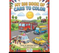 Car Coloring Book for Kids: 35 Fun Vehicle Designs for Creative Coloring Adventures