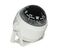 Car Compass 1/3/5PCS Ball Shaped Vehicle Navigation Car Compass Sea Pivoting Boat Sailing Tool For Outdoor for Boat Truck Caravan(White,3PCS)