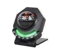 Car Compass - ABS 7.1x6.3x9cm | Mount Dashboard Compass | Boat Comipass With 180° Adjustable Inclinometer | Portable Navigation Tool For Cars, Trucks, Boats, Camping, Travel