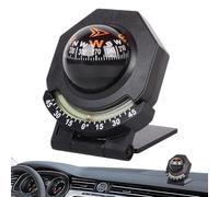 Car Compass Ball - Outside Direction Finder Adjustable Compass Tool | 180° Folding Inclinometer with Ball Design for Vehicles, Camping Equipment for Hiking and