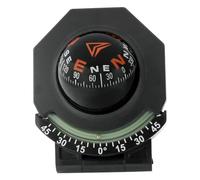 Car Compass Dashboard 180° Adjustable Folding Marine Compass with Luminous Inclinometer Adhesive Tape for Boat Car Vehicle Navigation