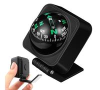 Car Compass Dashboard, Dual Vehicle Navigation Tool with High-Precision Readings, ABS and Acrylic Construction for Reliable Direction Guidance, Convenient Installation for Cars and Boats