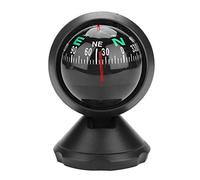 Car Compass, Night Vision Electronic Digital Compass, Direction Guidance for Boat Vehicle, Can be Decorative Ornament or Birthday Present, Pivoting compass, Stick, Easy to read, Black